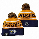 Nashville Predators Team Logo Knit Hat YD (3),baseball caps,new era cap wholesale,wholesale hats
